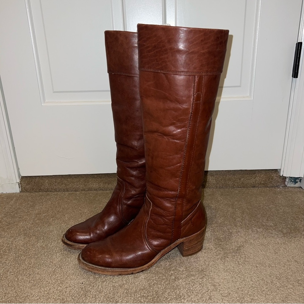 Leather Frye boots